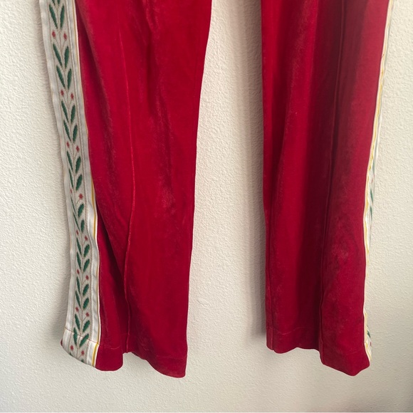 Casablanca Tennis Club Logo Patch Striped Track Pants - Picture 9 of 10